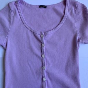 light purple zelly top from brandy melville